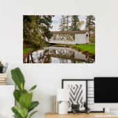 アメリカ、オレゴン、シオ、ハンナ・ブリッジ ポスター (ホームオフィス)