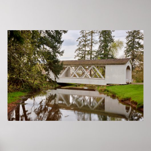 アメリカ、オレゴン、シオ、ハンナ・ブリッジ ポスター (正面)
