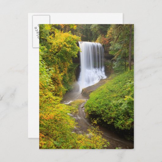 アメリカ、オレゴン、シルバー滝州パーク3 ポストカード (正面/裏面)