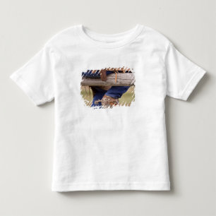 アメリカ、オレゴン、セネカ、ポンデローザランチ。カウボーイ トドラーTシャツ