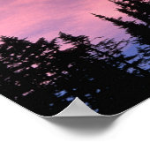 アメリカ、オレゴン、ティンバーラインから山フード ポスター (角)