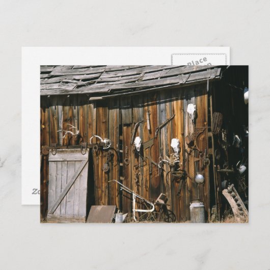 アメリカ、オレゴン、ハーニー郡。古い非常に安定 ポストカード (正面/裏面)