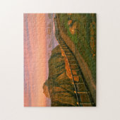 アメリカ、オレゴン、バンドン。道から見た岩 ジグソーパズル (縦)