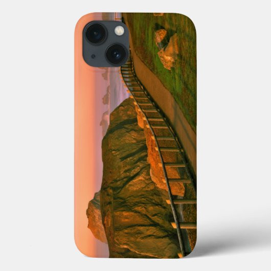 アメリカ、オレゴン、バンドン。道から見た岩 Case-Mate iPhoneケース (裏面)