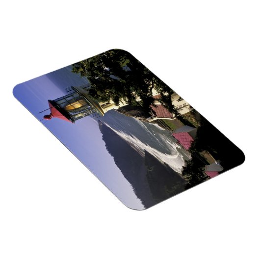 アメリカ、オレゴン、フィレンツェ。ヘケタヘッドライトハウス マグネット (右側)