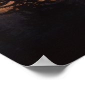 アメリカ、オレゴン、フッド山ナショナルフォレスト。転がの ポスター (角)