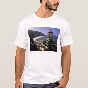 アメリカ オレゴン フローレンス ヘシータヘッド灯台 Tシャツ