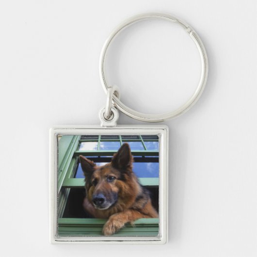 アメリカ、オレゴン、ポートランド。長い髪をグイッと結ぶ キーホルダー (正面)