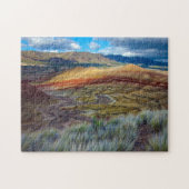 アメリカ、オレゴン。丘の絵を描横景 ジグソーパズル (横)