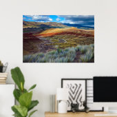 アメリカ、オレゴン。丘の絵を描横景 ポスター (ホームオフィス)