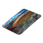 アメリカ、オレゴン。丘の絵を描横景 マグネット (左側)