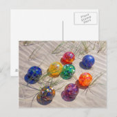 アメリカ、オレゴン。砂丘カラフルにガラスが浮かぶ ポストカード (正面/裏面)