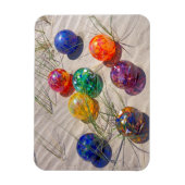 アメリカ、オレゴン。砂丘カラフルにガラスが浮かぶ マグネット (縦)