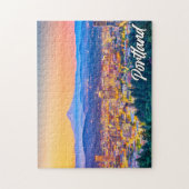 アメリカ，オレゴン，美しいポートランド ジグソーパズル (縦)