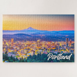 アメリカ，オレゴン，美しいポートランド ジグソーパズル