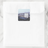 アメリカ、オレゴン。金色に覆われた橋渡し スクエアシール (バッグ)