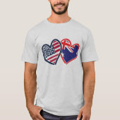 アメリカ・オーストラリア・ラブ Tシャツ (正面)