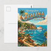 アメリカ カタリナ島 ポストカード (正面/裏面)