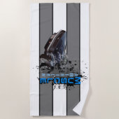 アメリカ·カマロ·マッスル ビーチタオル (正面)