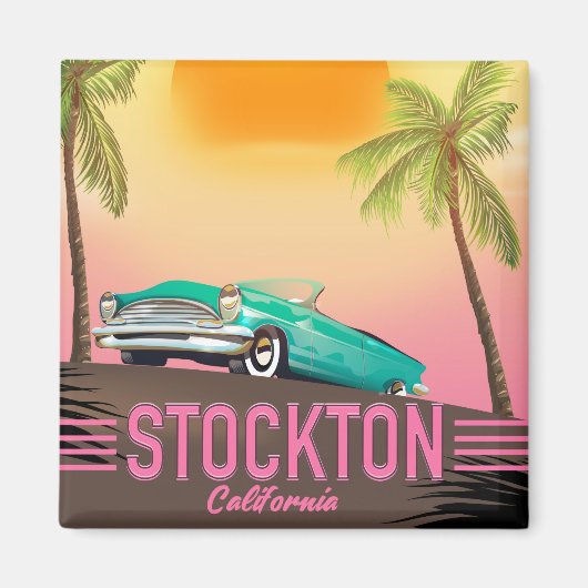 アメリカ カリフォルニア州 ストックトン マグネット (正面)