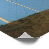 アメリカ、カリフォルニア、アルタモント峠、風力発電機。 ポスター (角)