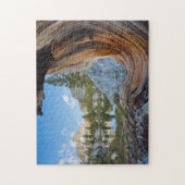 アメリカ、カリフォルニア、イニョ国有林古い松 ジグソーパズル (縦)