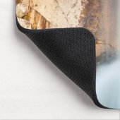 アメリカ、カリフォルニア、イニョ国有林滝 マウスパッド (コーナー)