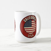 アメリカ カリフォルニア コーヒーマグカップ (正面右)
