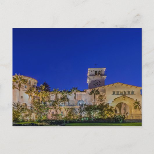 アメリカ、カリフォルニア、サンタバーバラ ポストカード (正面)