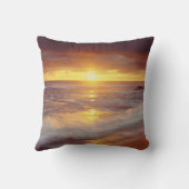 アメリカ、カリフォルニア、サンディエゴ。サンセットクリフスビーチ クッション (裏面)
