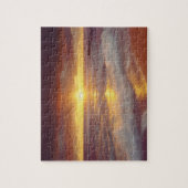 アメリカ、カリフォルニア、サンディエゴ。サンセットクリフスビーチ ジグソーパズル (縦)