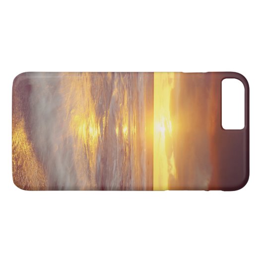 アメリカ、カリフォルニア、サンディエゴ。サンセットクリフスビーチ Case-Mate iPhoneケース (裏面(横))