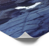 アメリカ、カリフォルニア、サンディエゴ。日没の崖の潮 ポスター (角)