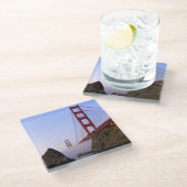 アメリカ、カリフォルニア、サンフランシスコ。ゴールデンゲート3 ガラスコースター (アングル)