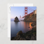 アメリカ、カリフォルニア、サンフランシスコ。ゴールデンゲート ポストカード (正面/裏面)