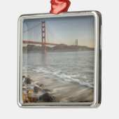 アメリカ、カリフォルニア、サンフランシスコ。 景勝図 メタルオーナメント (左)