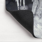 アメリカ、カリフォルニア、タホ湖。〜の氷柱 マウスパッド (コーナー)