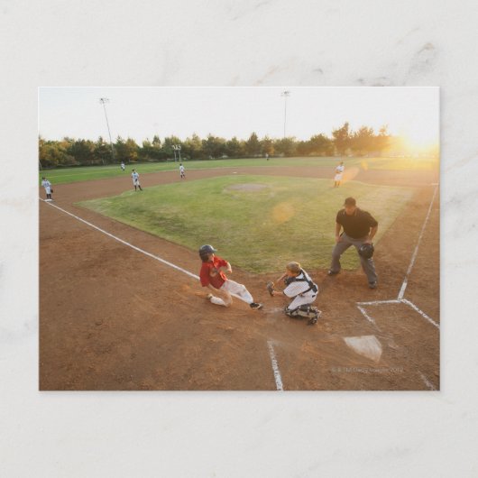 アメリカ、カリフォルニア、ラデラ・ランチ、少年(10-11) ポストカード (正面)