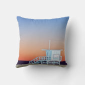 アメリカ、カリフォルニア、ロサンゼルス、サンタモニカビーチ クッション (裏面)