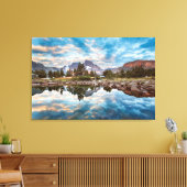 アメリカ、カリフォルニア、稲葉国有林15 キャンバスプリント (インサイチュ (リビング))