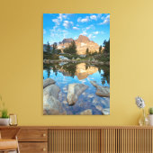 アメリカ、カリフォルニア、稲葉国有林5 キャンバスプリント (インサイチュ (リビング))