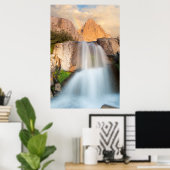 アメリカ、カリフォルニア、稲葉国有林。滝 ポスター (ホームオフィス)