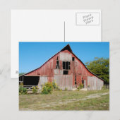 アメリカ、カンザス、オールドレッドバーン ポストカード (正面/裏面)