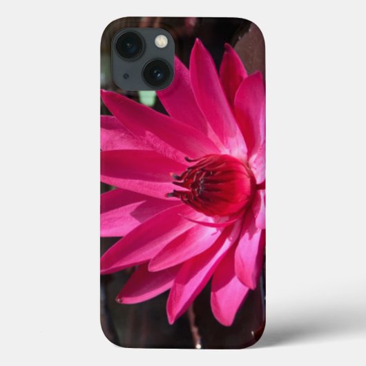 アメリカ、カンザス、明るい赤い水のリリー Case-Mate iPhoneケース (裏面)