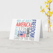 アメリカ カード (黄色い花)