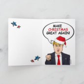 アメリカ·クリスマス-再びクリスマスを素晴らし迎える シーズンカード (内部)