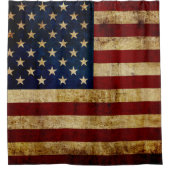 アメリカ/グラングフラッグシャワーカーテン シャワーカーテン (正面)