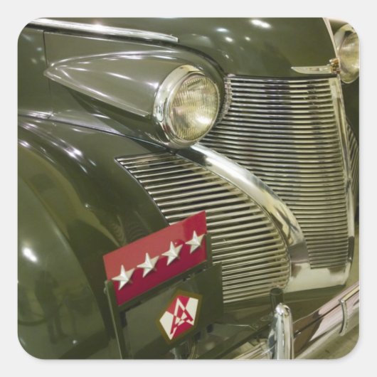 アメリカ、ケンタッキー、フォートノックス：パットン美術館 スクエアシール (正面)