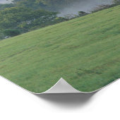 アメリカ、ケンタッキー。ブルーグ転がラスの丘 ポスター (角)