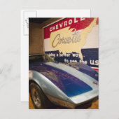 アメリカ、ケンタッキー、ボーリンググリーン：ナショナルコルベット2 ポストカード (正面/裏面)